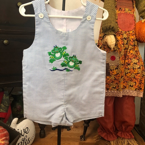 Boys N Berries Infant Boys Shortall sz 12M - Picture 2 of 6